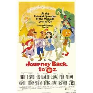  Journey Back To Oz Original 1974 Folded Movie Poster 