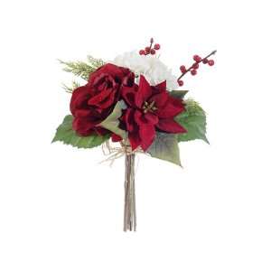   /Hydrangea/ Berry Bouquet Red White (Pack of 12)