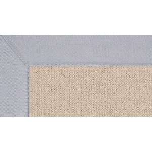   Wool Rug   Athena Hand Tufted Rug with Ice Blue Border