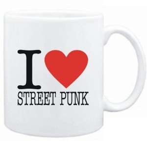  Mug White  I LOVE Street Punk  Music