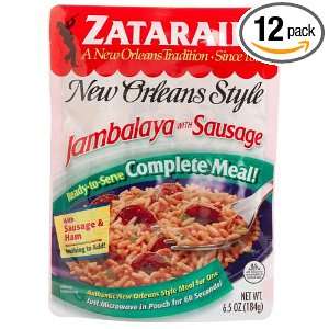   Jambalaya with Sausage, Ready To Serve, 6.5 Ounce Pouches (Pack of 12