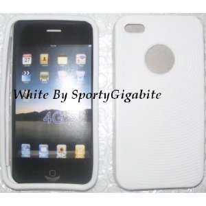  iPhone 4G Silicone case (white) By SportyGigabite Cell 