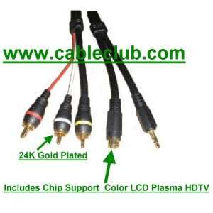   Computer / DVD to Tv Audio Video Cable 35 Ft