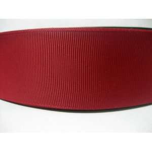  3yd Red Solid 3/8 Grosgrain Ribbon By The Yard Arts 