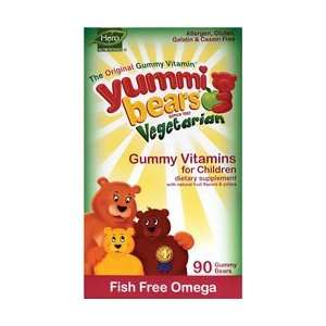  Yummi Bears Vegetarian Omega   90   Gummy Health 