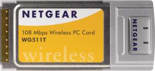 NETGEAR WG511T Super G Wireless PC Card