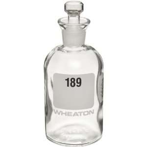 Wheaton 227497 08 BOD Bottle, 300mL, Robotic Stopper, Numbered 169 192 