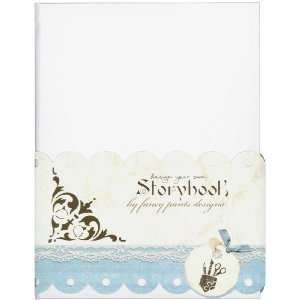   Storybook Blank 6 Inch by 8 Inch White Album with 20 Cardstock Pages
