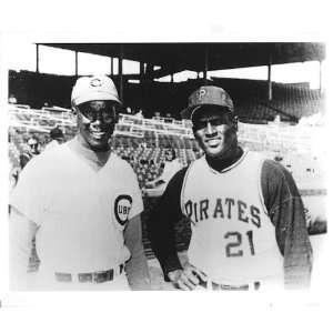   Pirates photo   Roberto Clemente and Ernie Banks