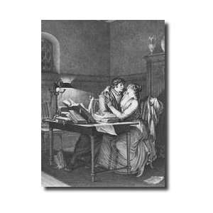  Heloise And Abelard In Their Study Illustration From 