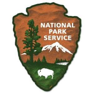  National Park Service car bumper sticker decal 4 x 5 
