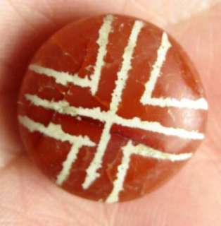 These pictures show the quality of this old etched carnelian bead.