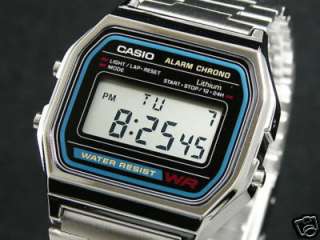 CASIO A158WA 1D A158WA VINTAGE RETRO DIGTAL WATCH NEW  