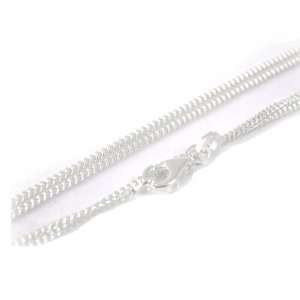   silver Maille Gourmette 50 cm (19. 69) 1. 4 mm (0. 06). Jewelry