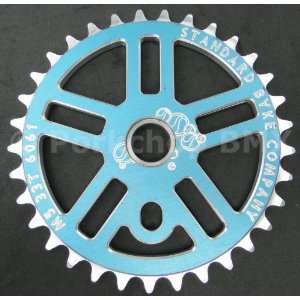   alloy M5 BMX bicycle chainwheel   33T   NOS   BLUE