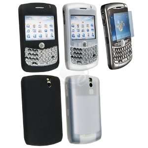  2 SKIN SILICON CASE + LCD COVER FOR BLACKBERRY 8320 CURVE 