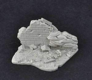 35 Resin kit WW2 diorama access Ruins of base  