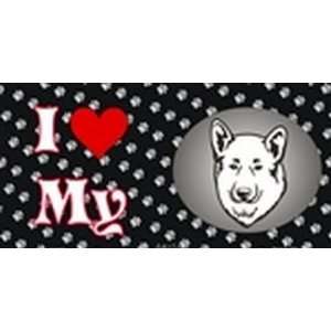  I Love My Akita License Plates Plate Plates Tag Tags auto 