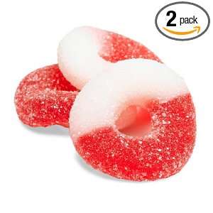 Albanese Cherry Red White, Gummi Rings, 4.5 Pound Bags (Pack of 2 