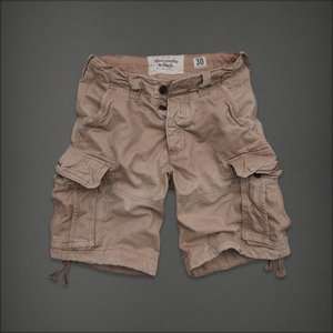ABERCROMBIE AND FITCH INDIAN FALLS MENS CARGO SHORTS NEW WITH TAGS 
