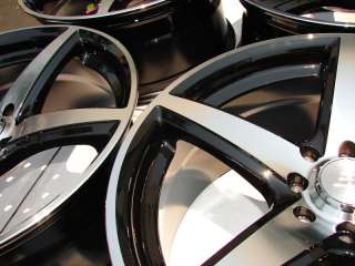   Black Wheels Integra Ford Focus ZX2 VX3 SVT Cougar 4 Lug Rims  