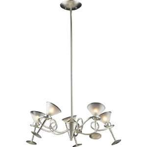  Elk Lighting 3653/5 chandelier from Martini glass 