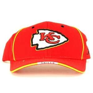  Kansas City Chiefs 2 Line Yellow Tip Adjustable Hat 