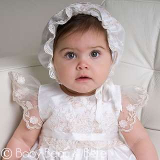 Baby Beau & Belle Scarlett 1 Piece Christening Gown  