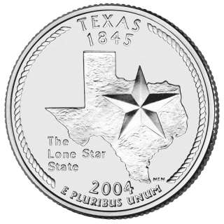 New Texas Lone Star 25¢ TX Quarter Necklace Charm Pendant Cut Coin 