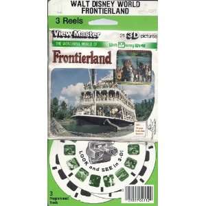  Walt Disney World Frontierland 3d View Master 3 Reel 