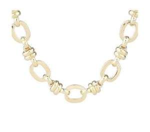 Francesca Visconti Bold Oval Round Link 20.25 Necklace  