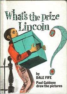 WHATS THE PRIZE LINCOLN, 1971 (WEEKLY READER CHILDREN  