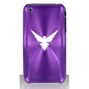 Apple iPhone 3G 3GS Purple C193 Aluminum Metal Back Case Phoenix Eagle 
