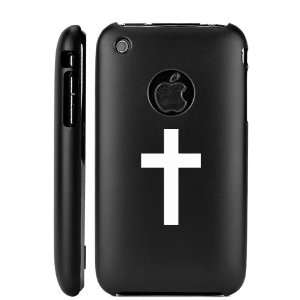  Apple iPhone 3G 3GS Black Aluminum Metal Case Cross Cell 