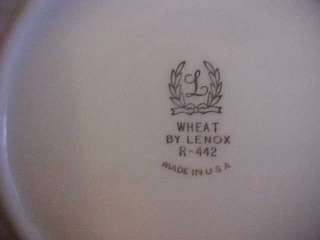 Wheat by Lenox R442 Bread & Butter Plate Made in USA  