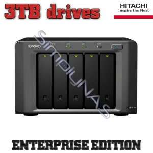  Synology DS1511+ 15TB (5 x 3TB HT) Integrated with Hitachi 