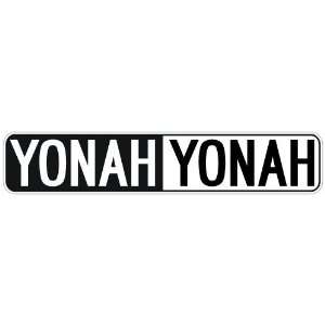   NEGATIVE YONAH  STREET SIGN