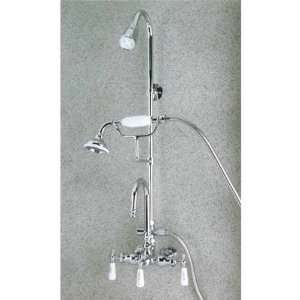 Barclay 4024 PL BP Polished Brass Barclay Tub Filler and Diverter with 