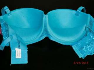 New SEXY Convertible EXTRA PADDED PUSHUP BRAS MIX LOT # 62596 Sz 36 