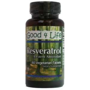  Resveratrol 40mg (60 Vegetarian Tablets) Health 