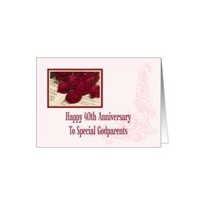  Godparents 40th Anniversary Card Card Health & Personal 