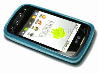 New skyblueTPU Gel silicone case backcover for LG p500h  