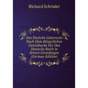   in Seinen GrundzÃ¼gen (German Edition) Richard SchrÃ¶der Books