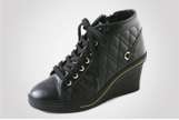 New Womens Shoes Fashion Sneakers Simple Ankle Bootie Canvas Wedges 