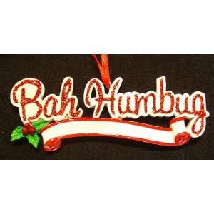  4348 Bah Humbug Personalized Christmas Ornament