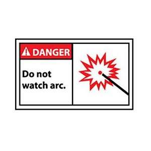 Graphic Machine Labels   Danger Do Not Watch Arc  