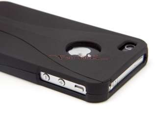 AT&T VERIZON SPRINT iPHONE 4 4S 4G CLIP ON HARD CASE COVER RUBBERIZED 