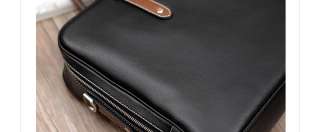 100% Genuine Leather Briefcase Bag M093 Black  