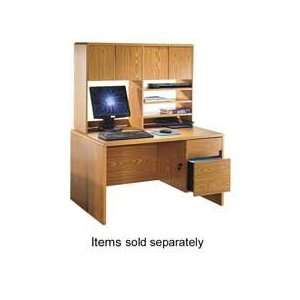 Lorell  Computer Desk, 47 1/2x29 3/4x27, Medium Oak    Sold as 2 