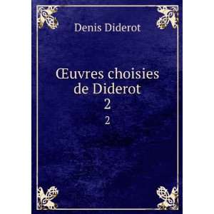   ©lique Diderot de Vandeul, FranÃ§ois Tulou Denis Diderot Books